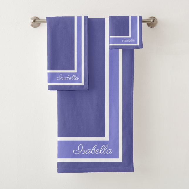 Einfach, modern und blau badhandtuch set (Insitu)