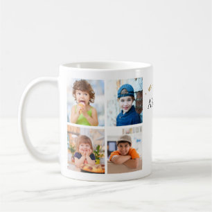 Einfach modern Wir Liebe Sie Abuelo 8 Foto Collage Kaffeetasse
