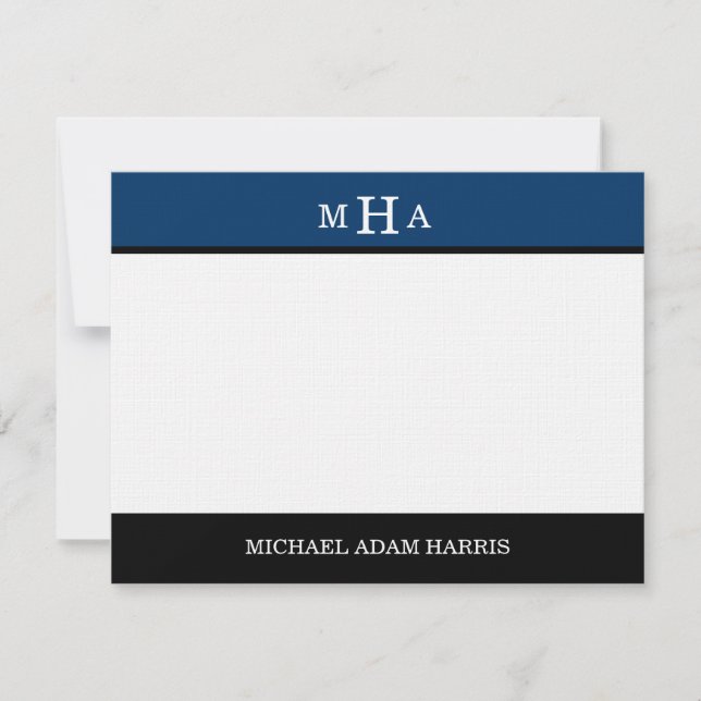 Einfach moderne Abschluss Dankeschön Karten (Marin (Vorderseite)