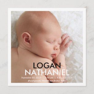 Einfach moderne Ankündigung - schwarz