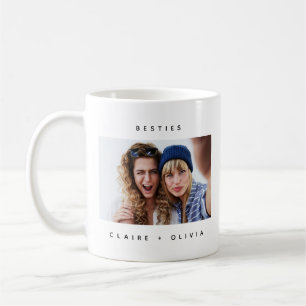 Einfach moderne beste Freundinnen Foto  Kaffeetasse