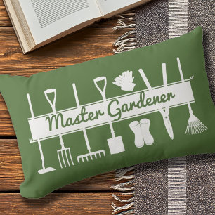 Einfach moderne, forstgrüne Outdoor-Gartenmeisteri Kissen Für Draußen