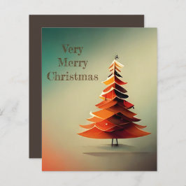 Einfach moderner Kiefernbaum