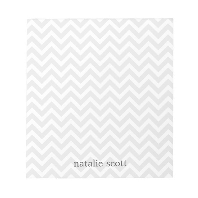 Einfach modernes Personalisiertes Notepad Notizblock (Vorderseite)