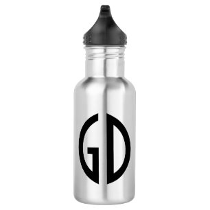 Einfach Monogramm Ideen 1 Edelstahlflasche