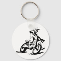 Einfach Motorrad und Reiter