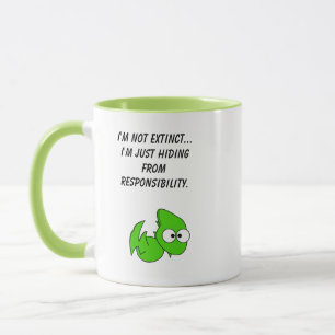 Einfach müder lustiger Drache oder Pterodaktylus C Tasse