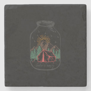 Einfach nehmen steinuntersetzer