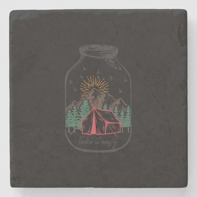 Einfach nehmen steinuntersetzer (Vorderseite)