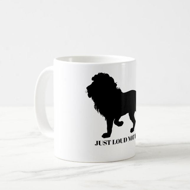EINFACH NICHT SCHNELL LOUIEREN KAFFEETASSE (Vorderseite Links)