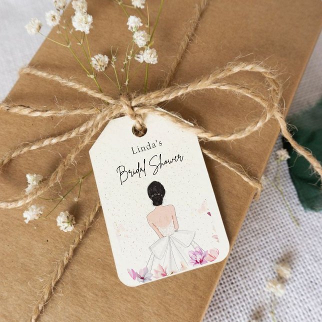 Einfach niedliche Brautpaare.Dusche Geschenkanhänger (Von Creator hochgeladen)