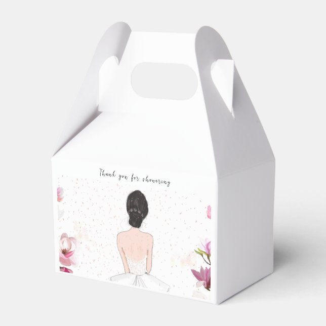Einfach niedliche Brautpaare.Dusche Geschenkschachtel (Vorderseite)