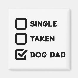 Einfach Niedlicher Checkbox-Single, genommen, Dog  Magnet