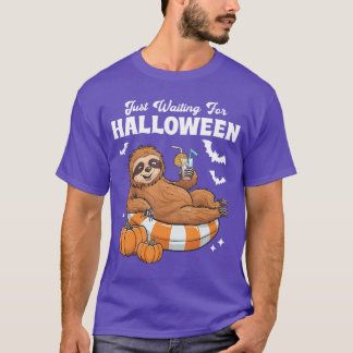 Einfach nur auf Halloween warten Süße faule Faulti T-Shirt