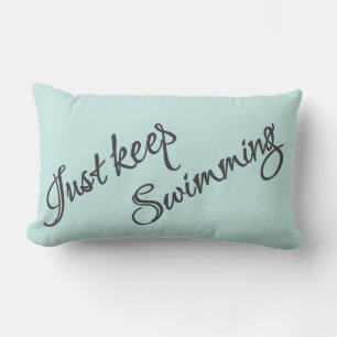Einfach nur Behalten Schwimmen Lendenkissen