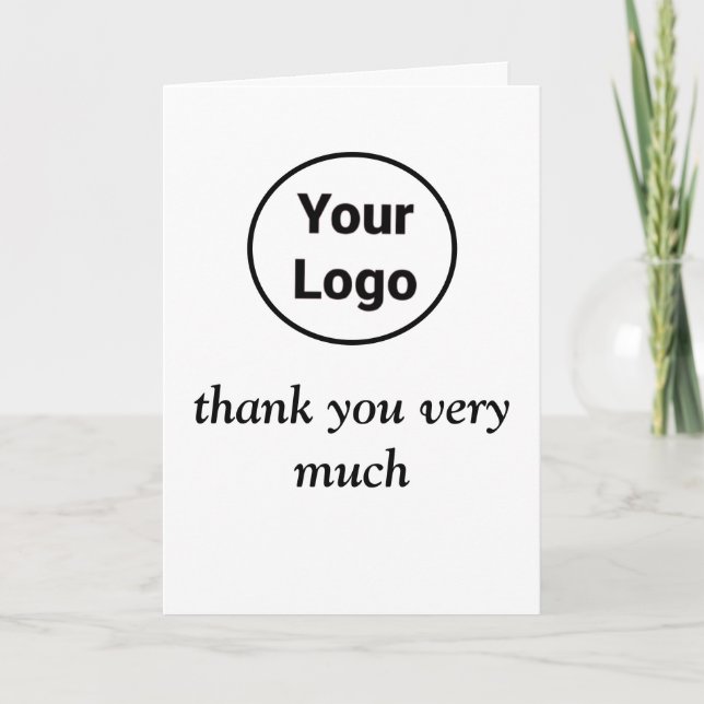 Einfach nur ein Minimum hinzufügen der Logo-Textna Karte (Vorderseite)