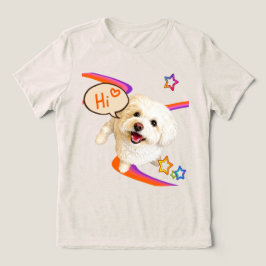 Einfach nur "Hallo" sagen Tri-Blend Shirt