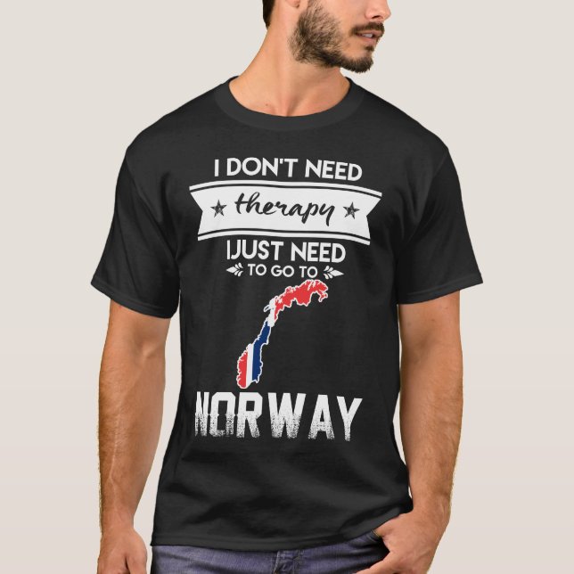 einfach nur in den Norden fahren T-Shirt (Vorderseite)