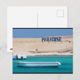 Einfach Paradies Postkarte