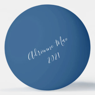 Einfach Personalisierter Blue Ping Pong Ball Tischtennisball