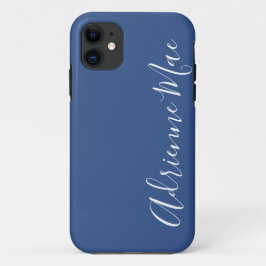 Einfach Personalisiertes Classic Blue Case-Mate iPhone Hülle