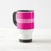 Einfach Personalisiertes Hot Pink