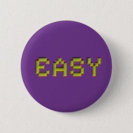 EINFACH Pixel Art Lila Gaming-Taste - Neon 3D-Stil Button