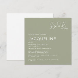Einfach Platz Brautparty II Einladung