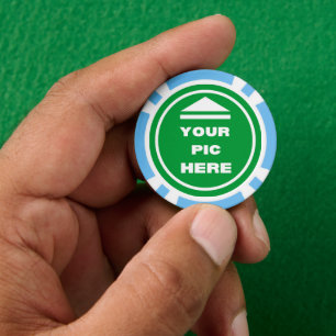 EINFACH! Poker Chips - Light Blue - Custom