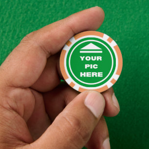 EINFACH! Poker Chips - Orange - kundenspezifisch