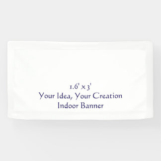 Einfach Professional 1,6' x 3' Indoor Banner