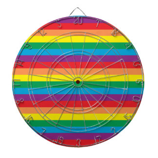 Einfach Regenbogenmuster Dartscheibe