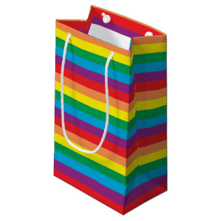 Einfach Regenbogenmuster Kleine Geschenktüte