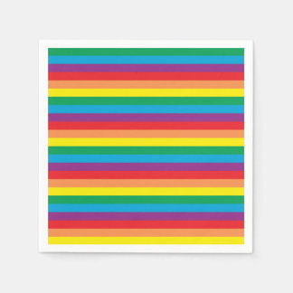 Einfach Regenbogenmuster Serviette