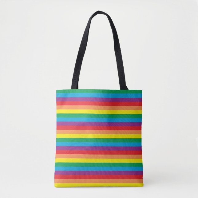 Einfach Regenbogenmuster Tasche (Vorderseite)