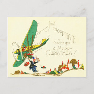 Einfach rein, um dir ein frohes Weihnachtsfest zu Postkarte