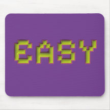 EINFACH Retro-Pixel-Art-Gaming-Mauspad - 3D-Neon-D