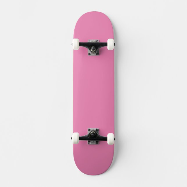 Einfach rosa Authority® Skateboard (Vorderseite)