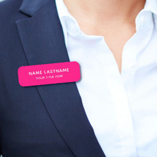 Einfach rosa Button Sicherheit Magnetisch