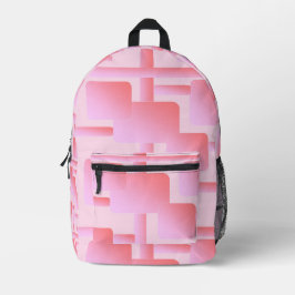 Einfach rosa Druck schneiden Nähtasche Bedruckter Rucksack
