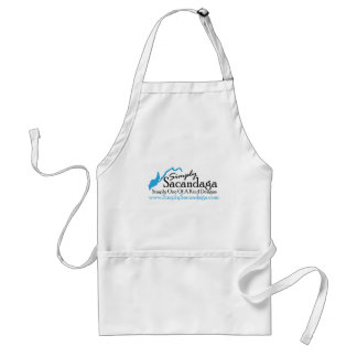 Einfach Sacandaga Logo Schürze