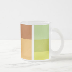 Einfach sauber, modern minimalistisch mattglastasse