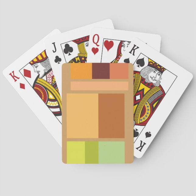 Einfach sauber, modern minimalistisch spielkarten (Rückseite)