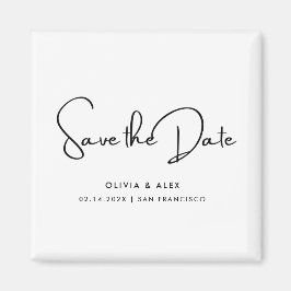 Einfach Save the Date Magnet