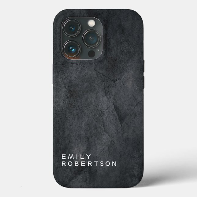 Einfach Schlicht Grau Trendy Moderne Minimalistisc Case-Mate iPhone Hülle (Rückseite)