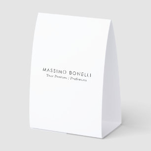 Einfach Schlicht Minimalistisch Elegant Modern Wei Tischaufsteller