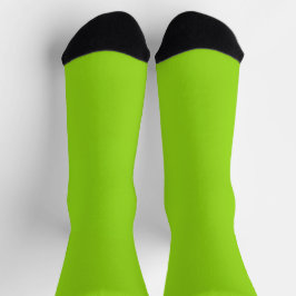 Einfach schlichtes Grün Socken