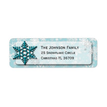 Einfach Schneeflocken ・ Aquamarin erfrischend ・ We