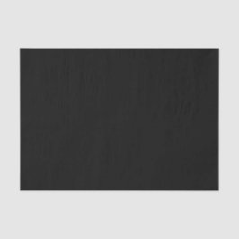 Einfach schwarze Solid-Farbe anpassen Seidenpapier