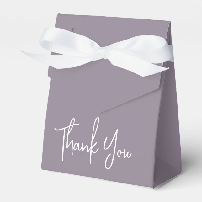 Einfach Skript Lilac Vielen Dank für Ihre Unterstü Geschenkschachtel (Vorderseite)